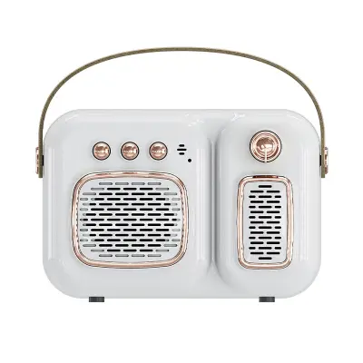 Mini zunanji HD zvočnik Retro brezžični prenosni Bluetooth zvočnik Subwoofer Zunanji prenosni majhen zvočnik