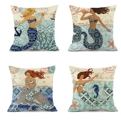 Prevleka za vzglavnik Ocean Mermaid