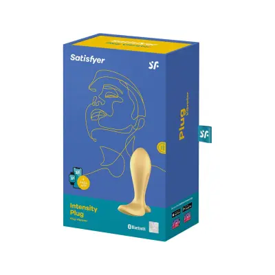 Analni vibrator Satisfyer Intensity Plug, zlat