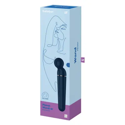 Masažni vibrator Satisfyer Planet Wand-er, moder