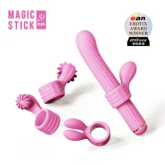 Rabbit vibrator OTOUCH Magic Stick S1 Plus, roza