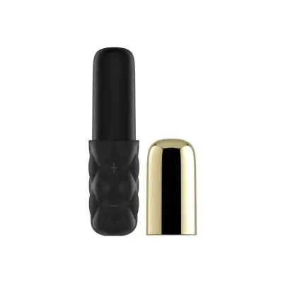 Bullet vibrator Satisfyer Sparkling Darling, črn in zlat