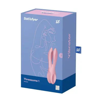 Stimulator klitorisa Satisfyer Threesome 1, roza