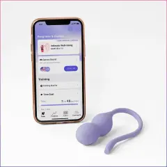 Trener za medenično dno Perifit Care+ z aplikacijo, lila