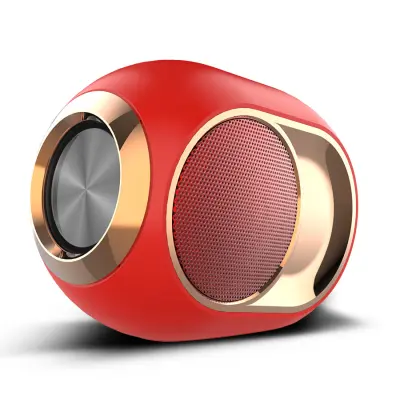 Brezžični zvočnik Stereo Bluetooth zvočnik Predvajalnik Zlato jajce Ultra močan globokotonec Prenosni