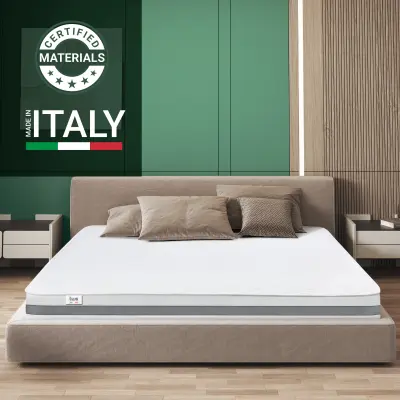 Twin Vzmetnica 135x190 Memory Ortopedsko | Višina 16 cm | Izdelano v Italiji