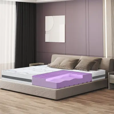 Dvoposteljna Vzmetnica 160x200 Memory Premium Quality | Višina 25 cm | Izdelano v Italiji