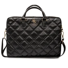 Torba za prenosnike Guess 4G Quilted Black, do 16&quot;