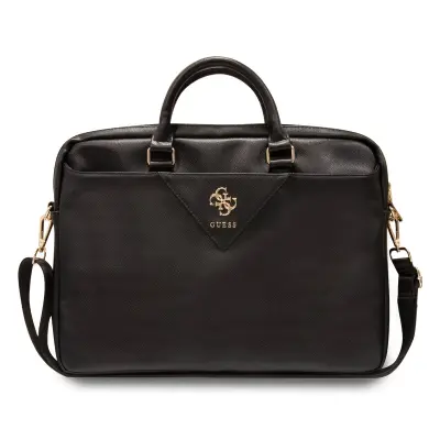 Torba za prenosnike Guess 4G Triangle Black, do 16''