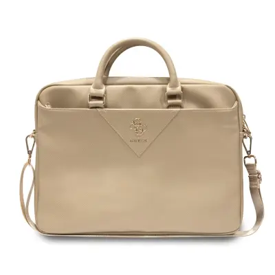 Torba za prenosnike Guess 4G Triangle Gold, do 16''