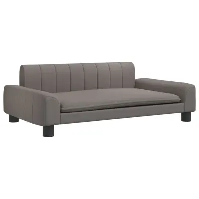 vidaXL Otroški kavč taupe 90x53x30 cm blago