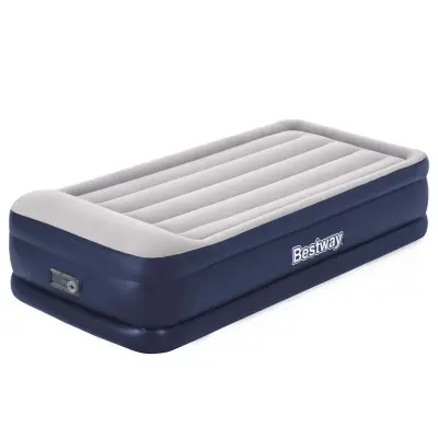 Bestway Napihljiva postelja Tritech za 1 osebo 191x97x46 cm modro siva