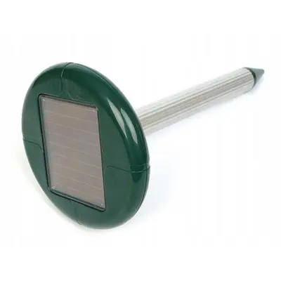 Solarni odganjalec glodalcev (voluharjev, krtov, miši), kovinski