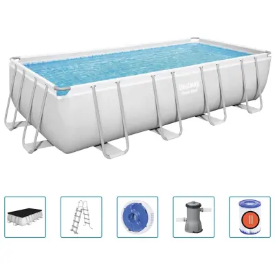 Bestway Bazen Power Steel pravokoten 488x244x122 cm
