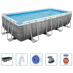 Bestway Bazen Power Steel pravokoten 549x274x122 cm