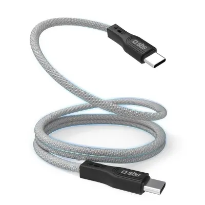 SBS Type C-C 60W 1M siv kabel