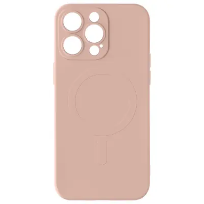 MagSafe iPhone 15 Pro Max Case, Soft Touch, Fast Mag Cover Series - pudrasto roza