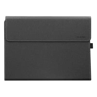 Ovitek za Microsoft Surface Pro 9, umetno usnje - zbirka SafeStand crna