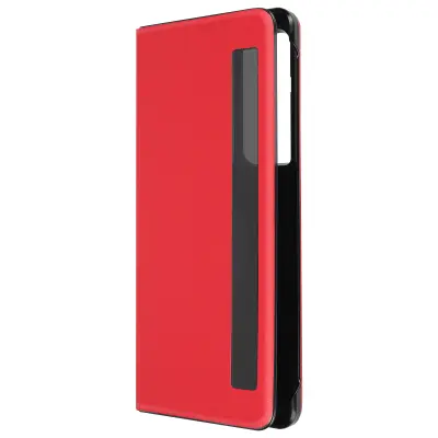 Ohišje Clear View Honor Magic Vs 5G, podpora za preklop videa, eleganten dizajn, rdeca