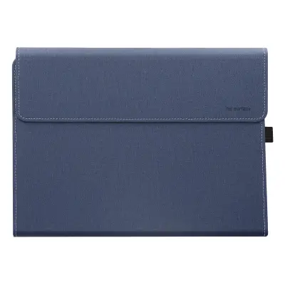Ovitek za Microsoft Surface Pro 9, umetno usnje – zbirka SafeStand Blue