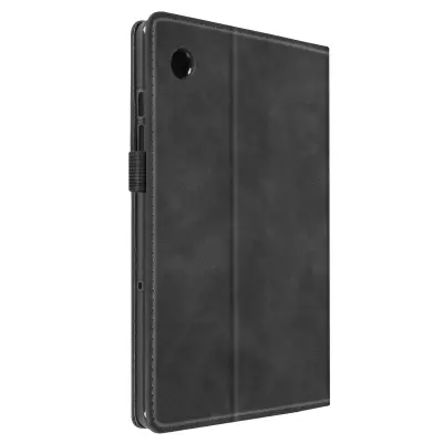 Ovitek za Samsung Tab A9 Plus, podpora za video na preklopno denarnico - crna