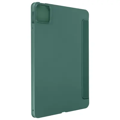 Ovitek za Xiaomi Pad 6 in Pad 6 Pro, stojalo za video / tipkovnico Trifold - temno zelena