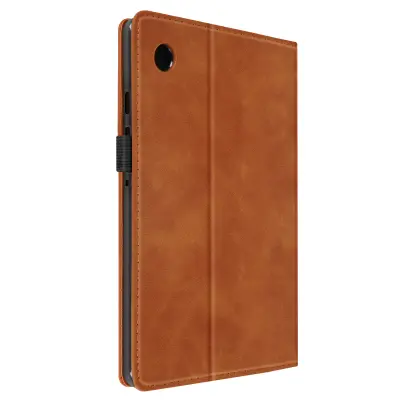 Ovitek za Samsung Galaxy Tab A9, video podpora Flip Wallet - rjava