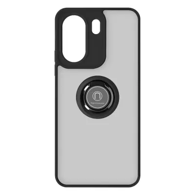 Etui za Redmi 13C in Poco C65 Metal Ring Ringrip Support, ?rna