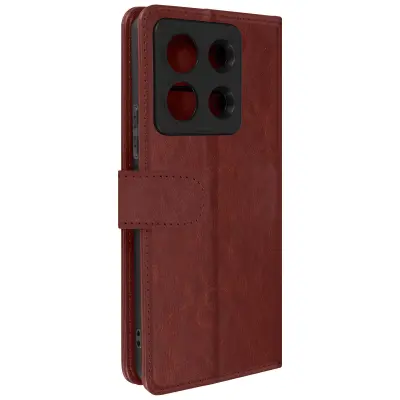 Ovitek za denarnico Xiaomi Redmi Note 13 Pro Vintage Series - rjav