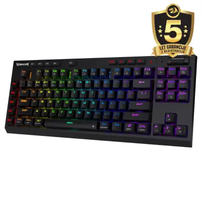 REDRAGON Vishnu Pro K596RGB-PRO WIRED & 2.4G & BT Red Switch tipkovnica