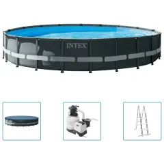 Intex Bazen z okvirjem Ultra XTR okrogel 610x122 cm