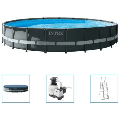 Intex Bazen z okvirjem Ultra XTR okrogel 610x122 cm