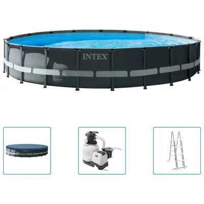 Intex Bazen z okvirjem Ultra XTR okrogel 610x122 cm