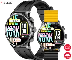 Kieslect Kr2 pametna ura 1.43"AMOLED, BT., črna