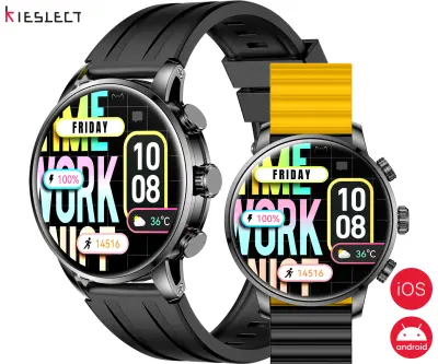 Kieslect Kr2 pametna ura 1.43"AMOLED, BT., črna