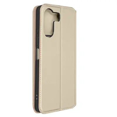 Etui za Redmi 13C in Poco C65, magnetno preklopno držalo za kartice, Zlata