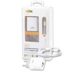 Polnilec 18W USB 3.0 in USB-C + Apple iPhone Lightning 8-polni kabel za telefon 1m