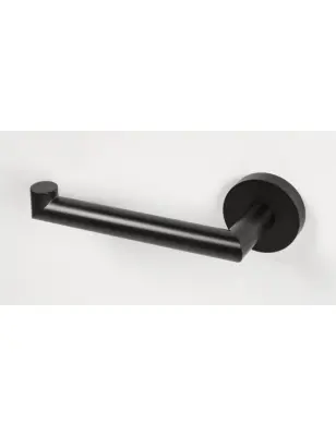 Levo stensko držalo za toaletni papir DARK iz črne medenine 17 x7 x5,5 cm