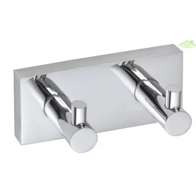 BETA dvojni stenski nosilec iz kroma 12cm x 5,5cm x5cm