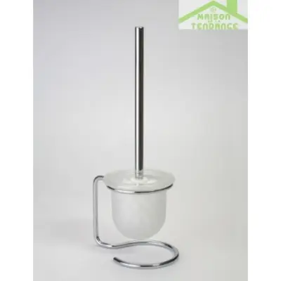NEO bela straniščna krtača, steklena posoda 40x11x13 cm