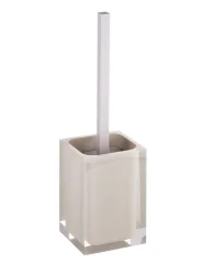 Komplet WC ščetk VISTA iz bež smole 37 x10 x10 cm