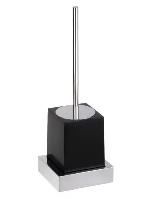 GAMMA stenska straniščna krtača iz mat črne smole 38,6 x12,5 x10,5 cm
