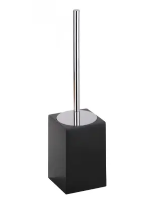 GAMMA straniščna krtača iz mat črne smole 38,5 x9,2 x9,2 cm