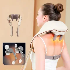 Electric Shiatsu Neck and Shoulder Massager - Cervical Massage for Neck and Shoulder Relaxation