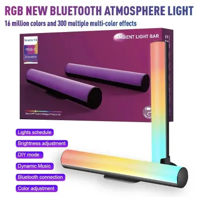 LED kotna talna svetilka RGB Dream Color Spreminjanje razpoloženja Nočna osvetlitev APLIKACIJA Bluetooth in daljinski upravljalnik Sinhronizacija glas
