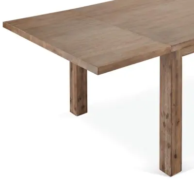Pravokotna raztegljiva mizica iz masivne akacije 100x50 cm Alaska