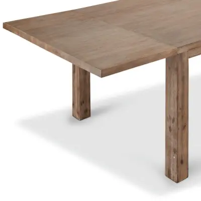 Pravokotna podaljšana plošča iz masivne akacije 90x50 cm Alaska