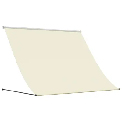 vidaXL Zložljiva tenda krem 200x150 cm tkanina in jeklo