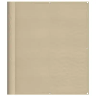 vidaXL Balkonsko platno bež 120x700 cm 100 % poliester oxford
