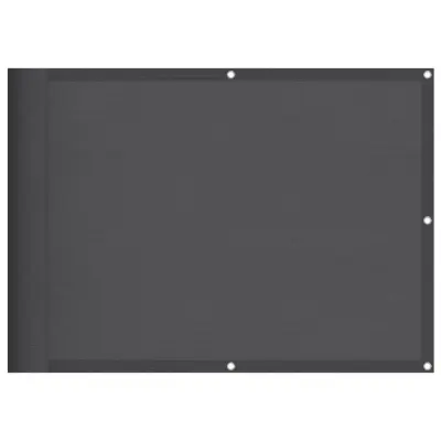 vidaXL Balkonsko platno antracitno 75x800 cm 100 % poliestrski oxford